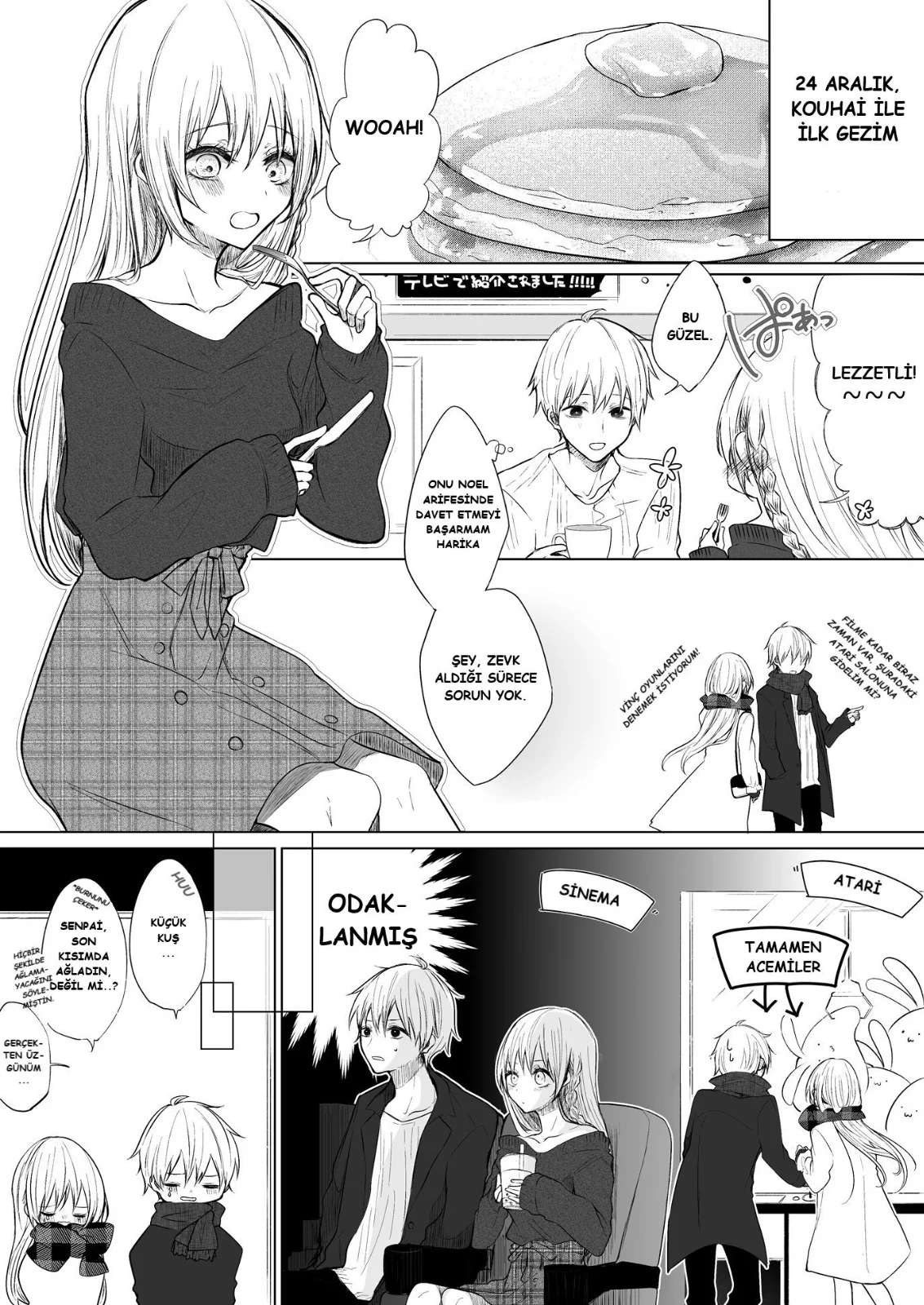 Ichizu de Bitch na Kouhai - Bölüm 16.3 - Sayfa 1