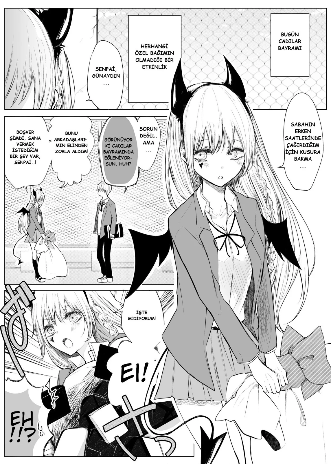 Ichizu de Bitch na Kouhai - Bölüm 8 - Sayfa 1