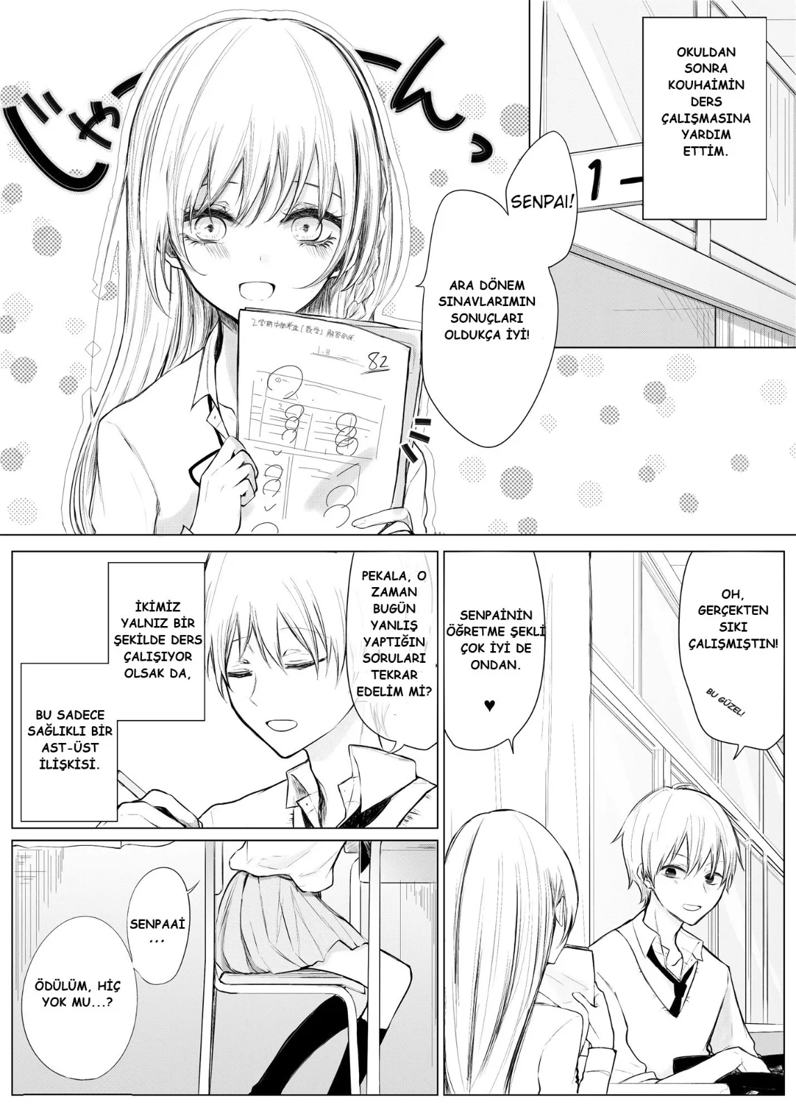 Ichizu de Bitch na Kouhai - Bölüm 9 - Sayfa 1