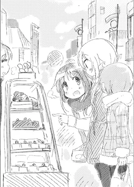 Yuyushiki - The Three Buying Christmas Cake
